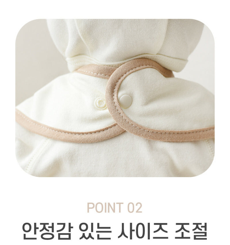 KRDY172 Korea Baby&I 4 Seasons Embroidery Cotton Bib (3 Patterns)