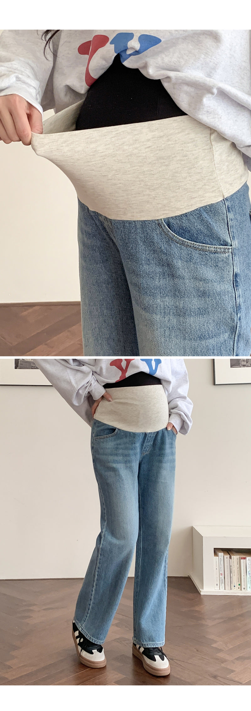 Yoga Waist Wide-Leg Denim