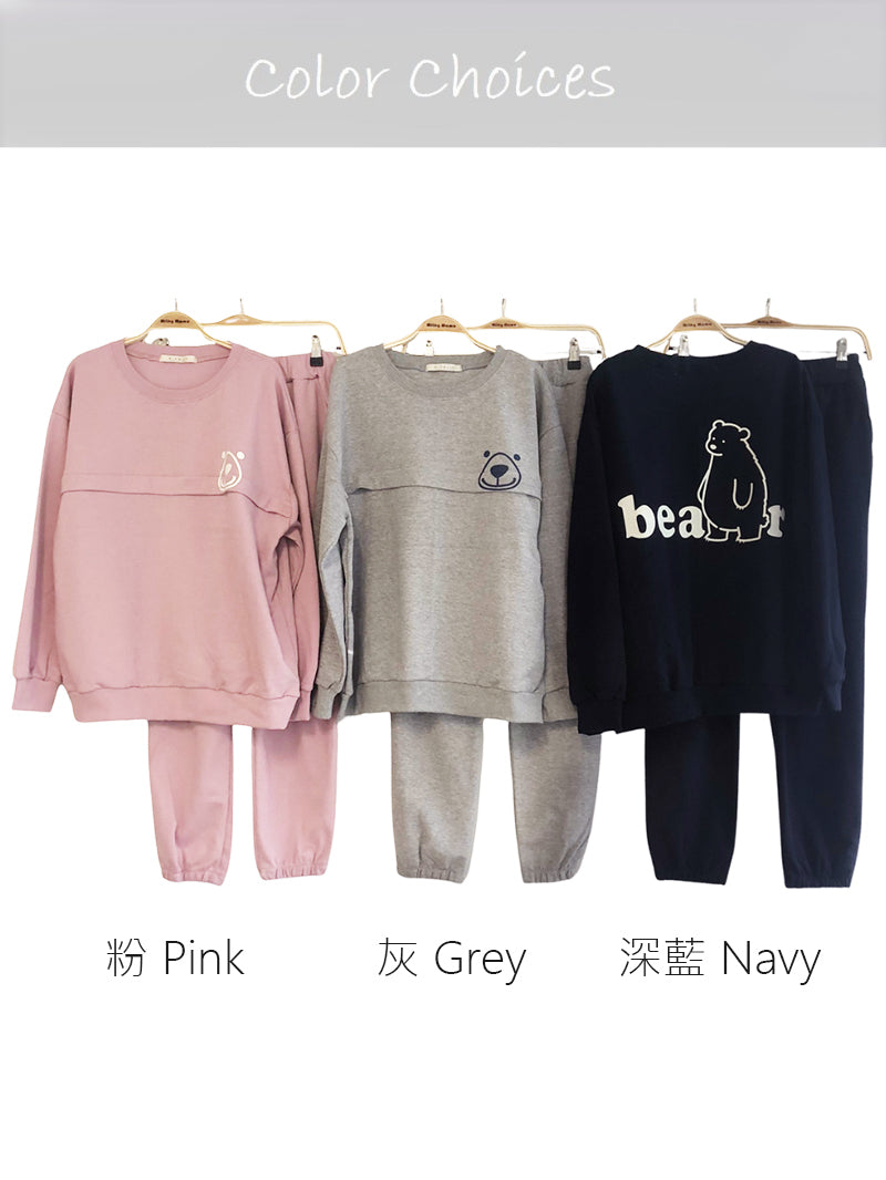 熊仔印花哺乳套裝