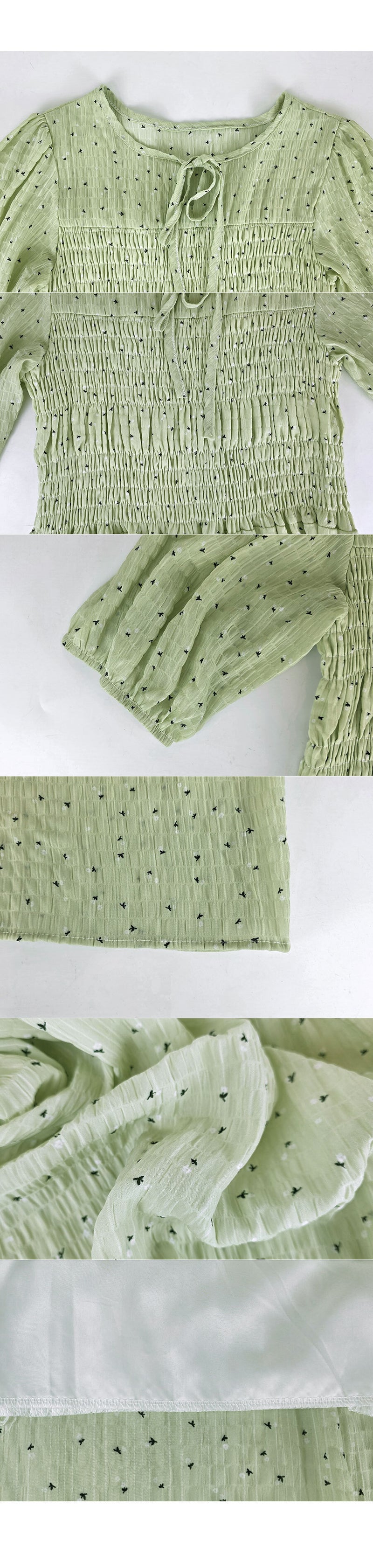 Greenery Smock Maternity Dress