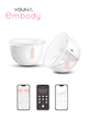 YOH601 Youha embody Wearable Breast Pump (24mm/28mm) [Hands-free;Wire-free;Tube-free]