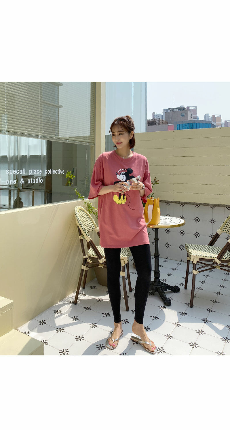 Cotton Mickey Mouse Nursing Top