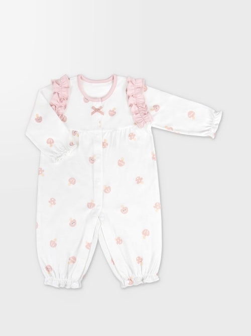 Romper-Pinky Mushroom (All Seasons)