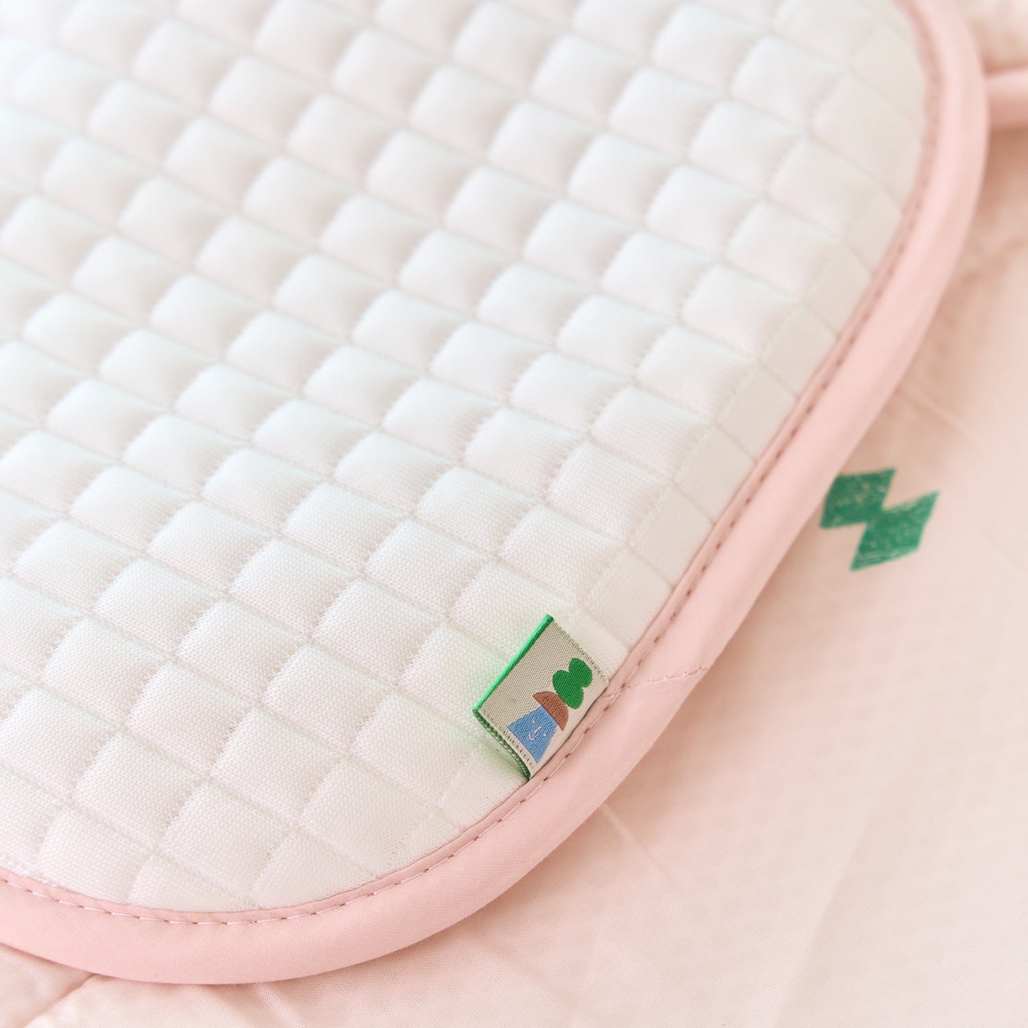 KRBA621 Korea Bamboo Bebe Reversible Cooling Pillow 24x45cm-Circus (2 Colors)