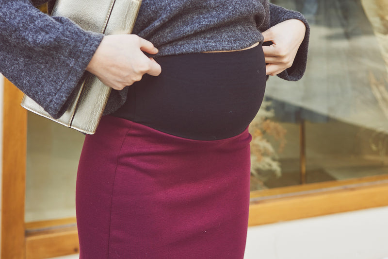 Brushed Asymmetrical Skirt with Yoga Waistband