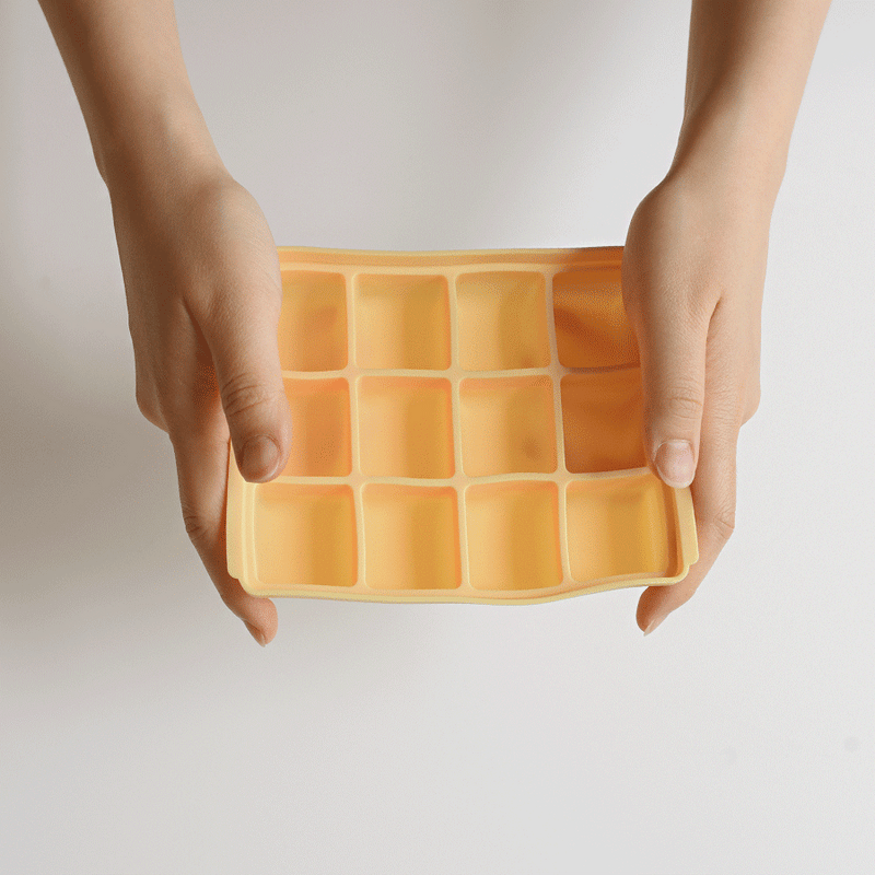 KRDY117 Korea Baby&I Silicone Baby Food Jelly Cube Storage (6/12/20 Cubes) [3 Colors]