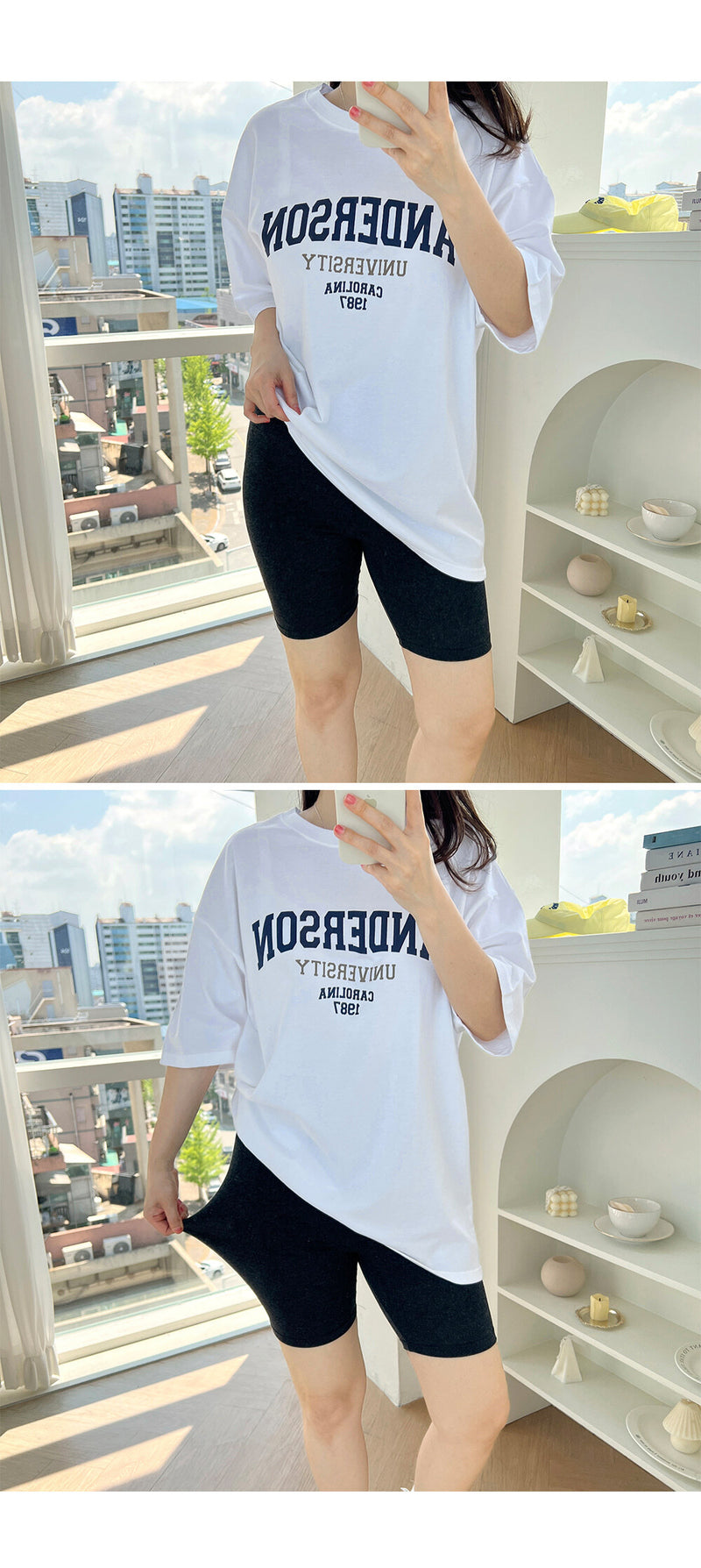 Cotton Anderson Short Sleeve Oversized Top