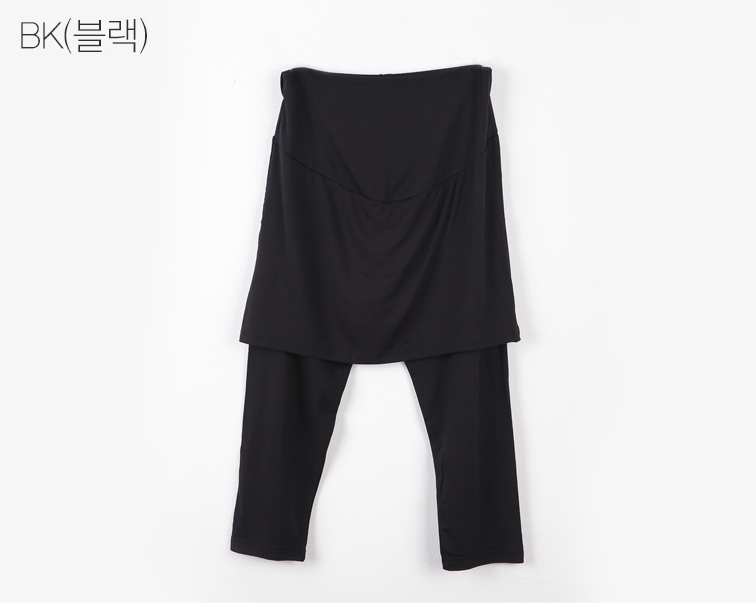 KRMD704 韓國 Mom's day 高級優質7分托腹短裙Leggings (3色) [孕婦緊身褲/下裝]