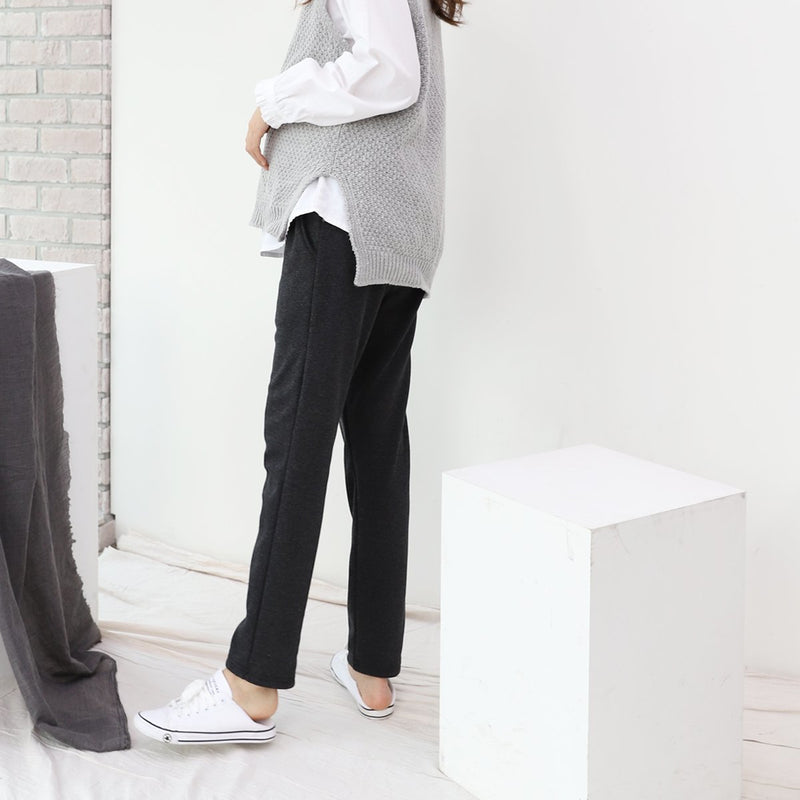 Comfy Brushed Pants with Yoga Waistband