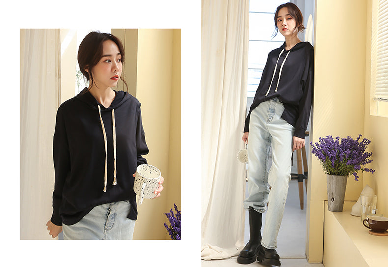 Relaxed Sweat Nursing Hoodie