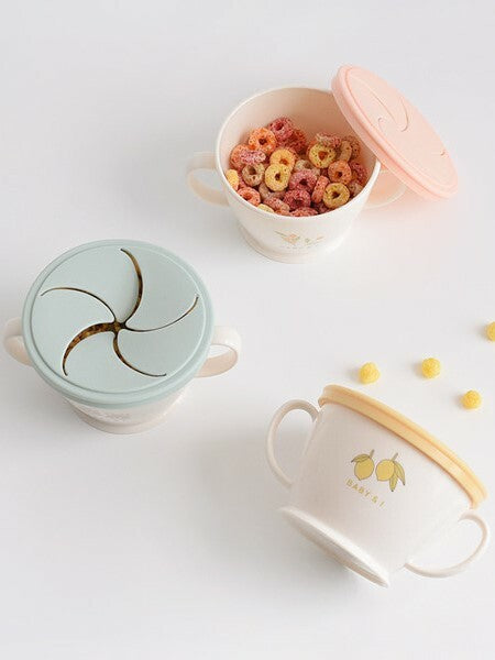 KRDY149 Korea Baby&I Spill-Resistant Snack Cup (3 Colors)