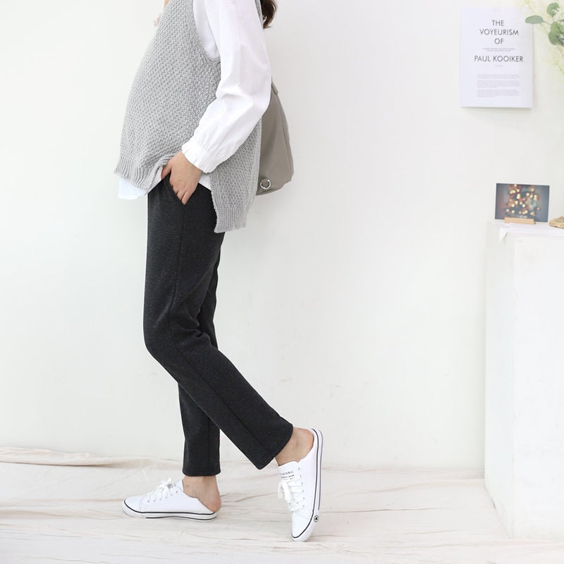 Comfy Brushed Pants with Yoga Waistband