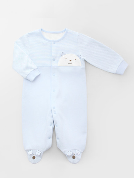 Romper-Blue Teddy Bear (All Seasons)