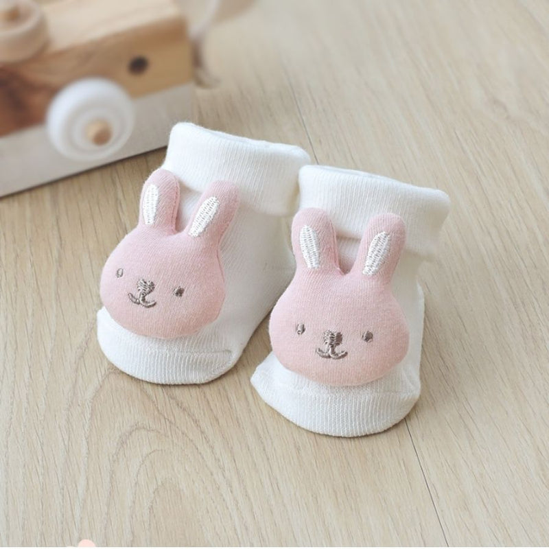 MMBP002 Baby&I Newborn Gift Set-Bunny (Bib, Bodysuit, Swaddle Blanket, Mittens,Doll Cover Socks)