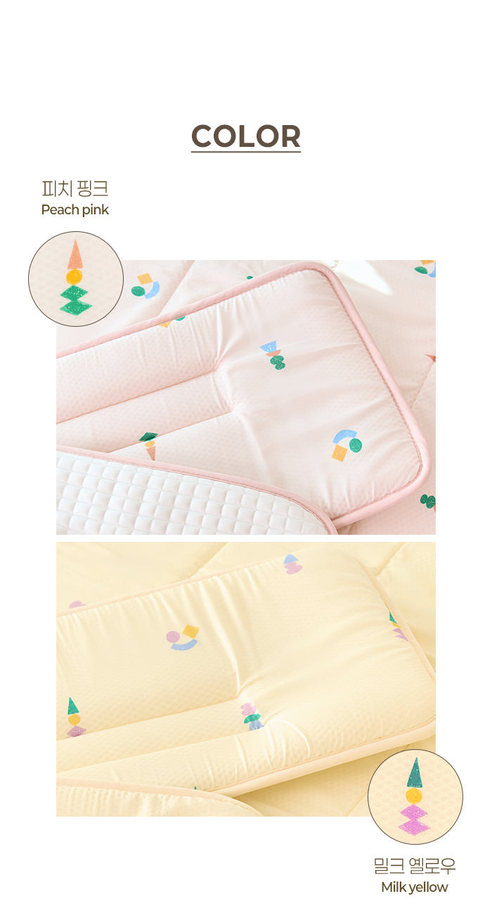 KRBA622 韓國 Bamboo Bebe 雙面涼感長枕頭 28x70cm-馬戲團 (2色)