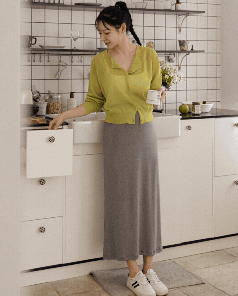 Comfort Stretch Drawstring Skirt