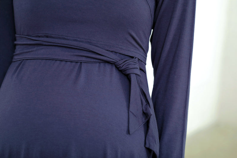 V-Neckline Wrap Dress