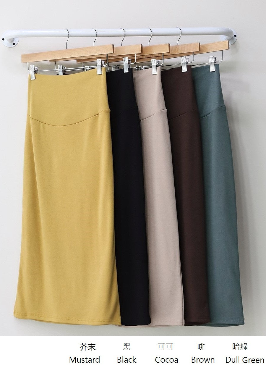 Stretch Midi Skirt