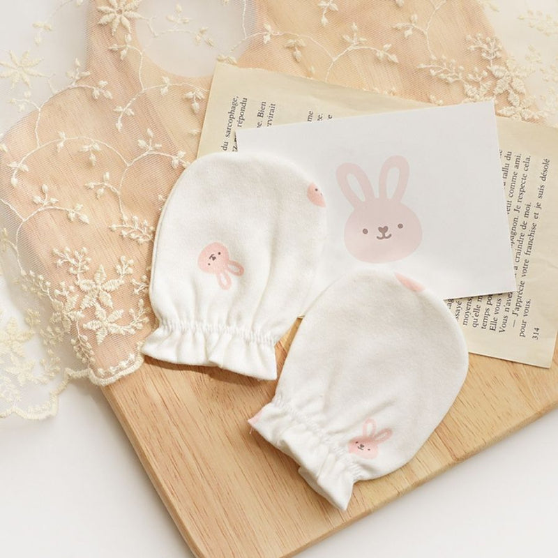 MMBP002 Baby&I Newborn Gift Set-Bunny (Bib, Bodysuit, Swaddle Blanket, Mittens,Doll Cover Socks)