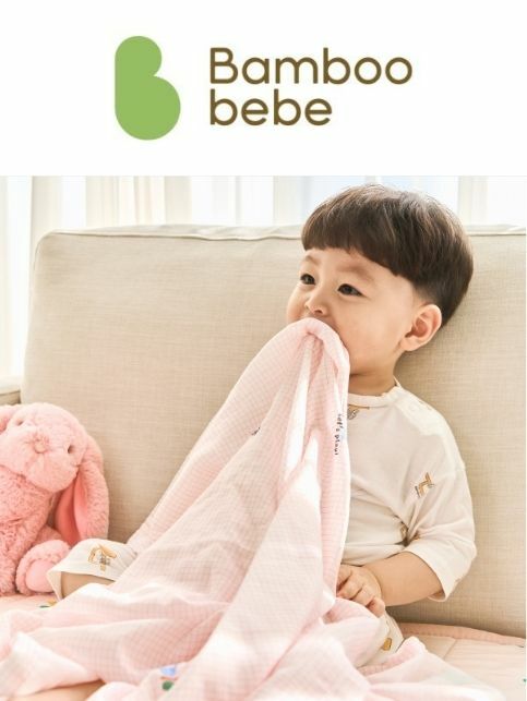 KRBA616 Korea Bamboo Bebe Bamboo Gauze Blanket-Circus (2 Colors)