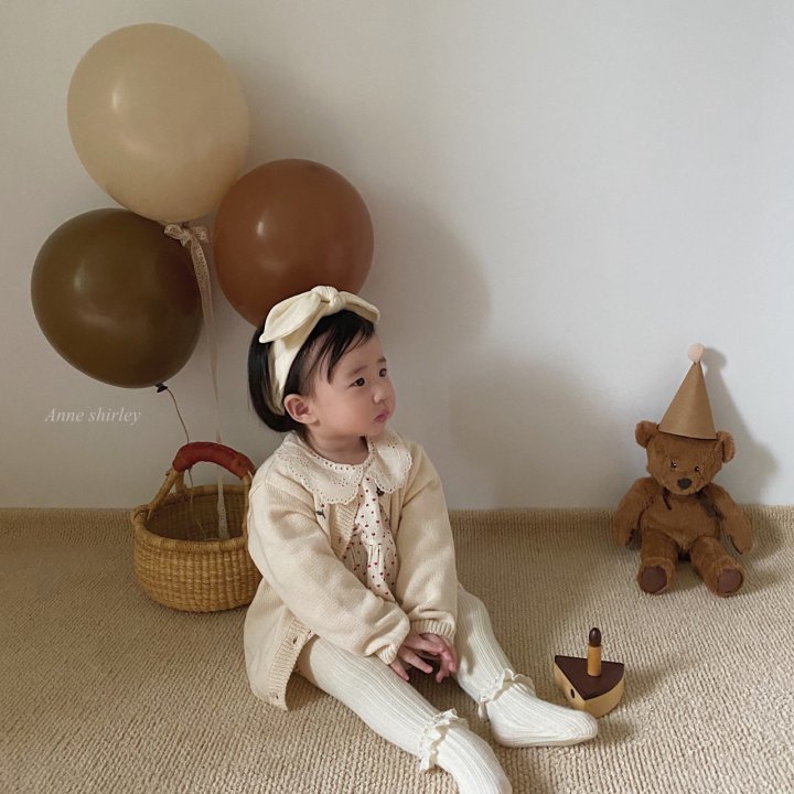 KRXO064 Ribbed-Knit Ruffle Baby Footed Leggings (2 Colors)