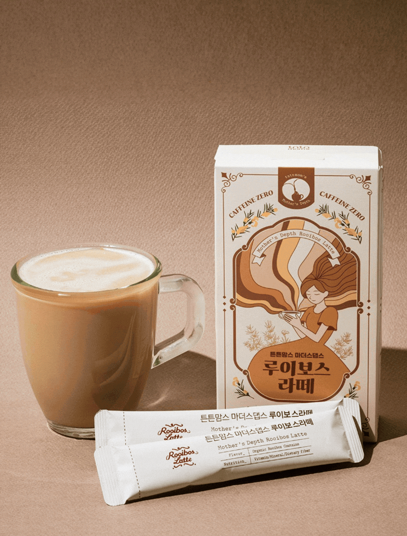 KRTN013 Korea tntn mom's Mother's Depth Rooibos Latte [6 Packets in a Pack]