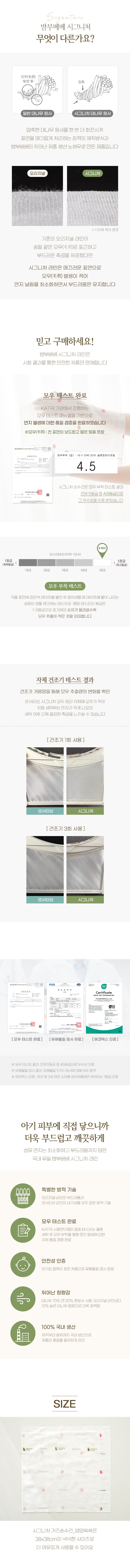 KRBA114 Korea Bamboo bebe Signature Bamboo Gauze Handkerchief(Yummy Veggie)-6pcs set