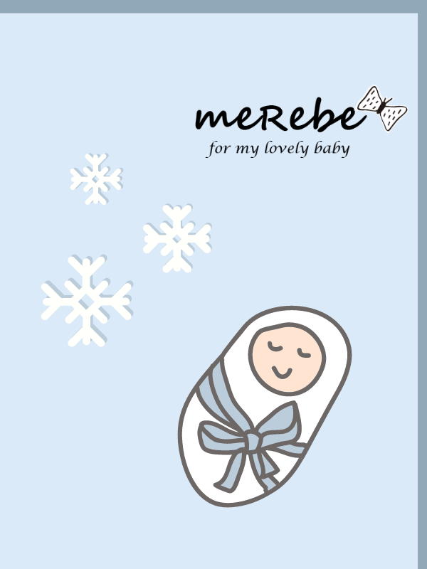 KRMB348 韓國 Merebe 初生包被/包巾-瑪德蓮 (冬)
