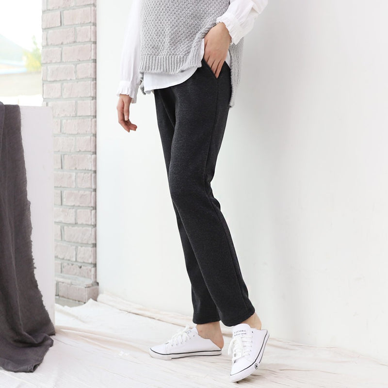 Comfy Brushed Pants with Yoga Waistband