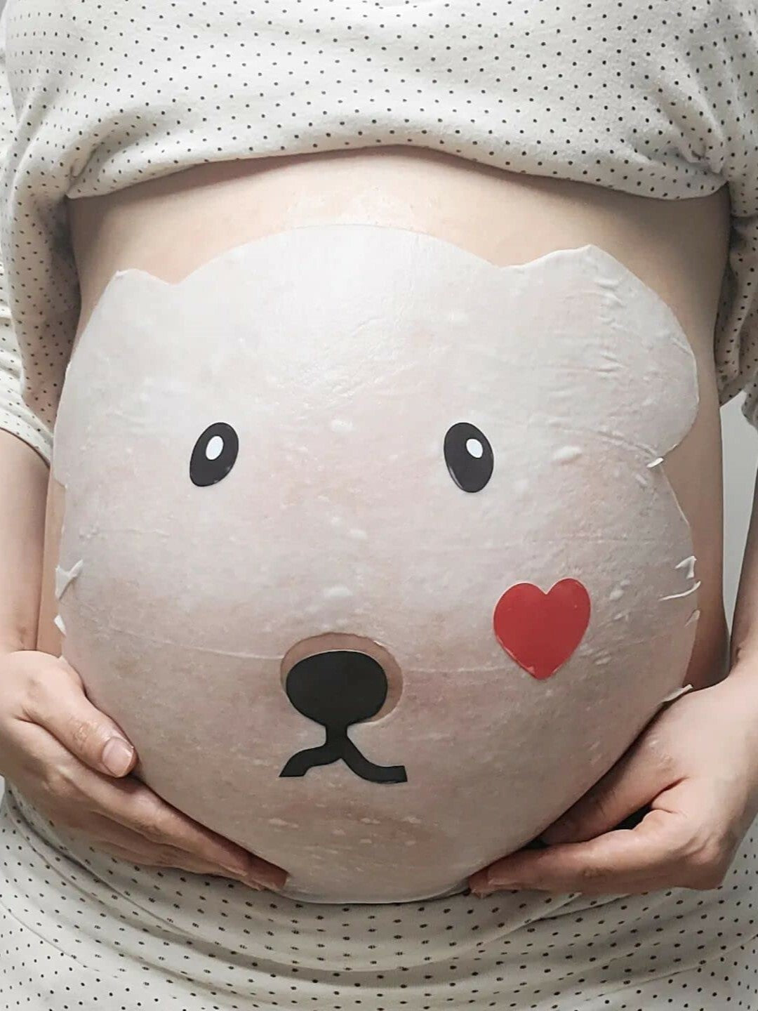 KRTN027 Korea tntn mom's Bear Belly Patch (7pcs) for Stretch Marks Care (For Mid to Late Pregnancy)