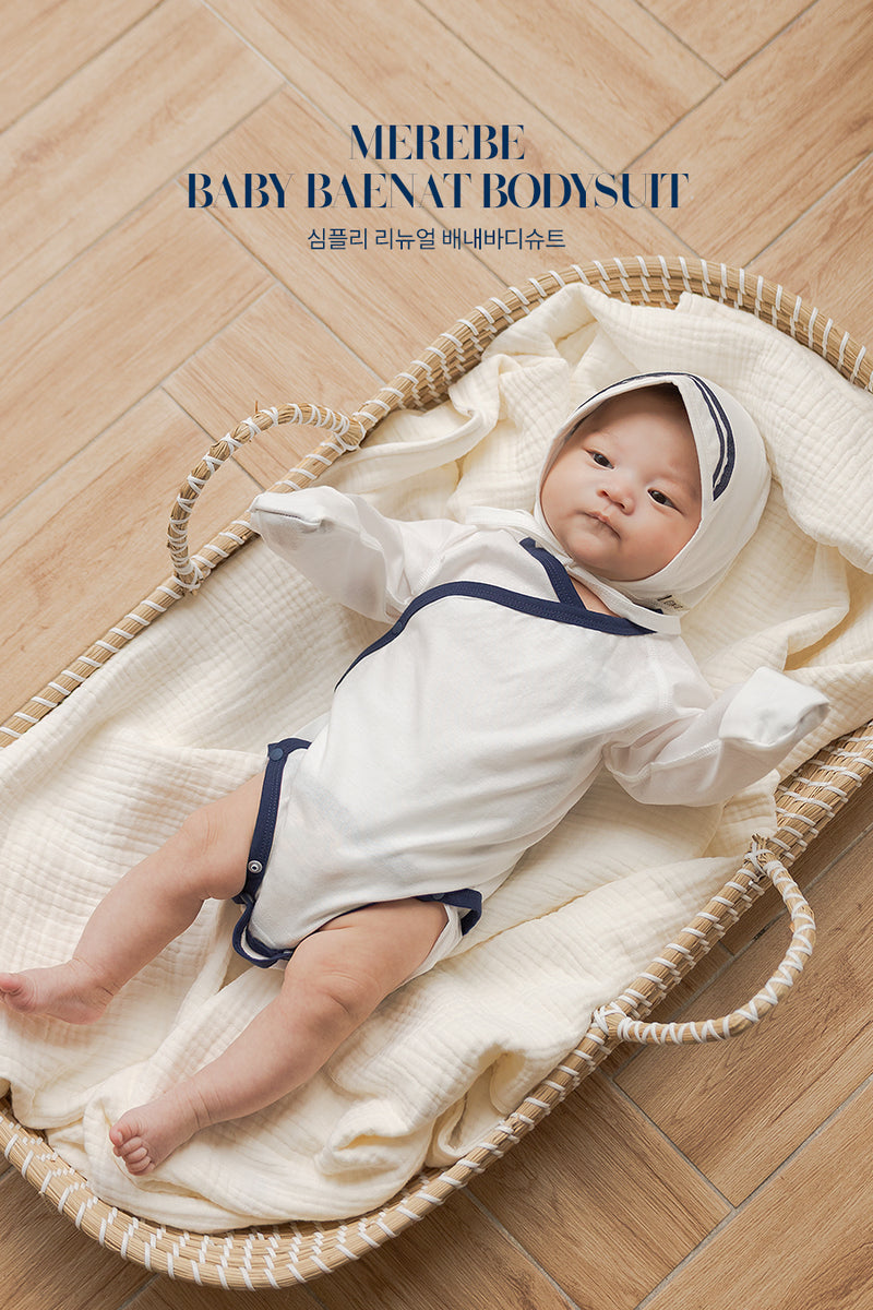 KRMB678 韓國 Merebe 嬰兒初生夾衣-海軍男孩 (春夏)