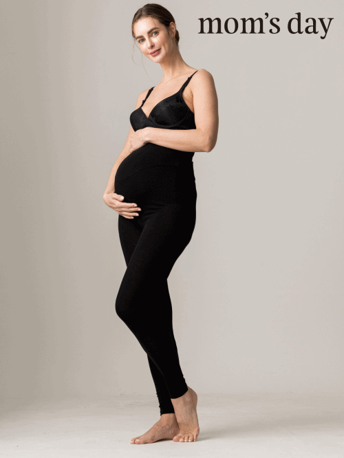 KRMD705 Korea Mom's day Premium Quality 9/10 Supporting Leggings (3 Colors) [Maternity Leggings/Bottoms]