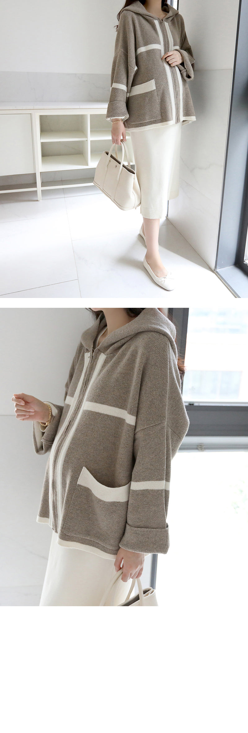 V Neck Knitted Dress