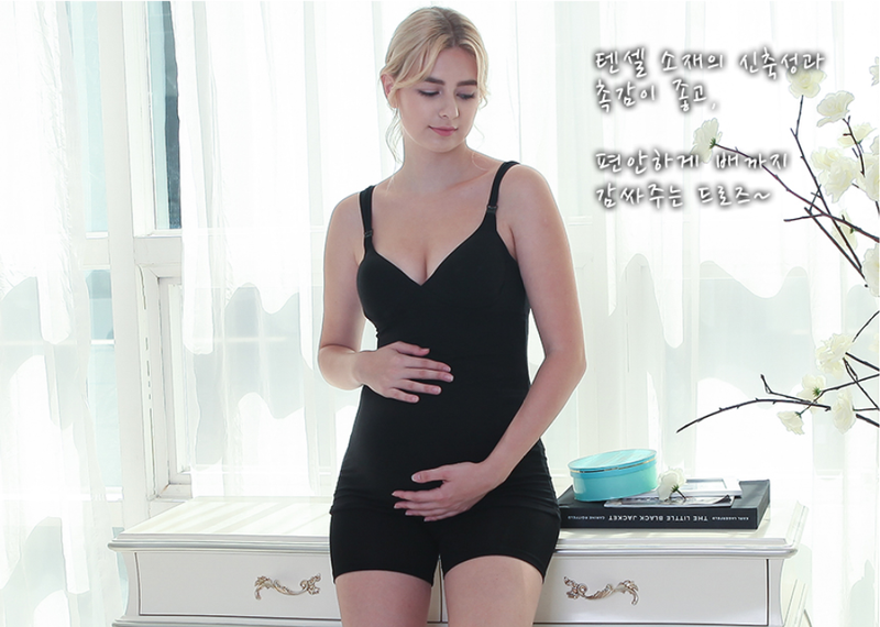 KRMD308 Korea Mom's day Silky Skin-Friendly Tencel Safty Shorts (2 Colors) [Maternity Safty Pants/Underwear]