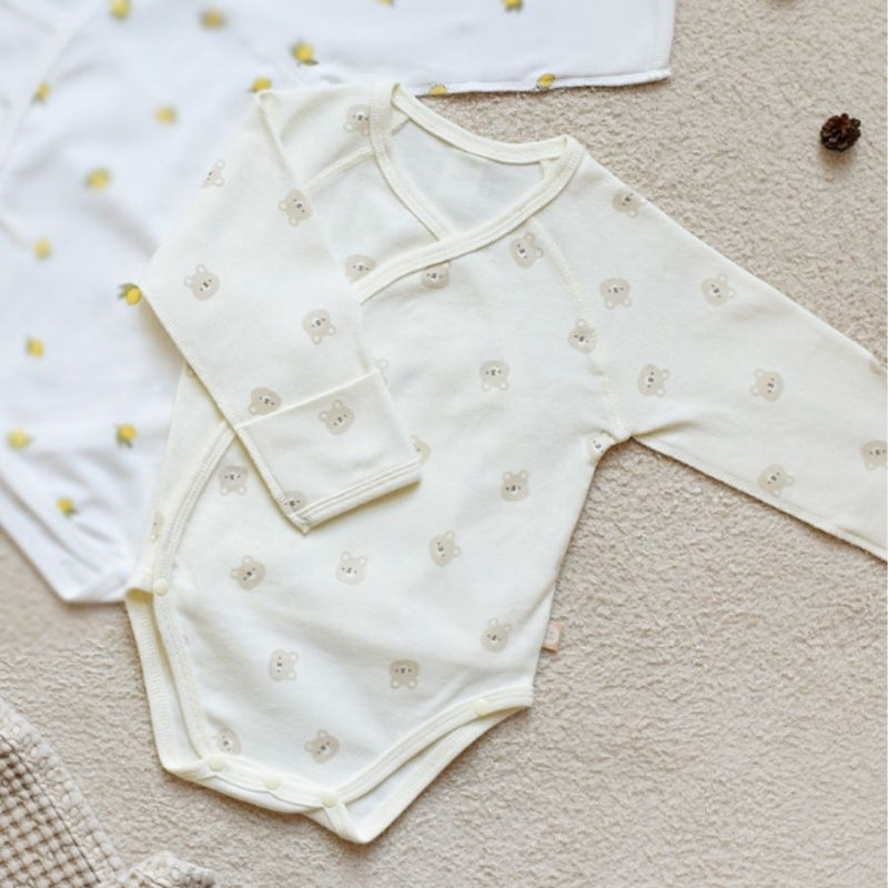 MMBP001 Baby&I Newborn Gift Set-Bear (Bib, Bodysuit, Swaddle Blanket, Mittens,Doll Cover Socks)