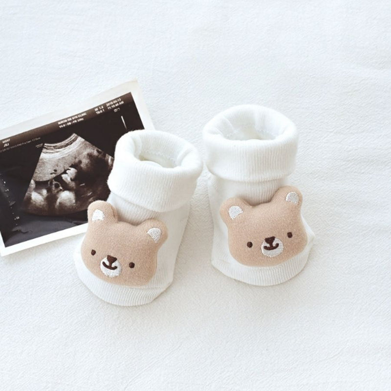 MMBP001 Baby&I Newborn Gift Set-Bear (Bib, Bodysuit, Swaddle Blanket, Mittens,Doll Cover Socks)