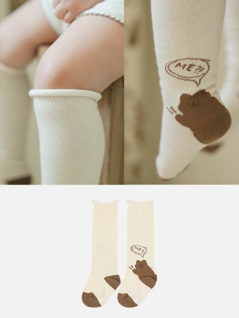 Knee Socks-Hello Bear