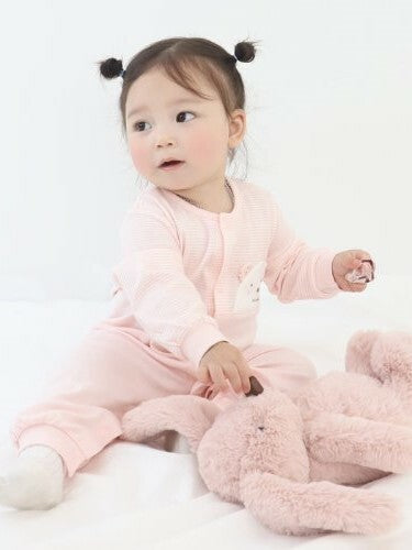 Romper-Pink Teddy Bear (All Seasons)
