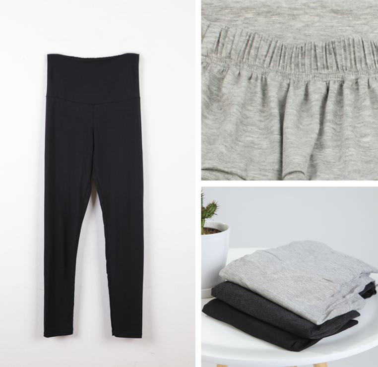 KRMD705 Korea Mom's day Premium Quality 9/10 Supporting Leggings (3 Colors) [Maternity Leggings/Bottoms]