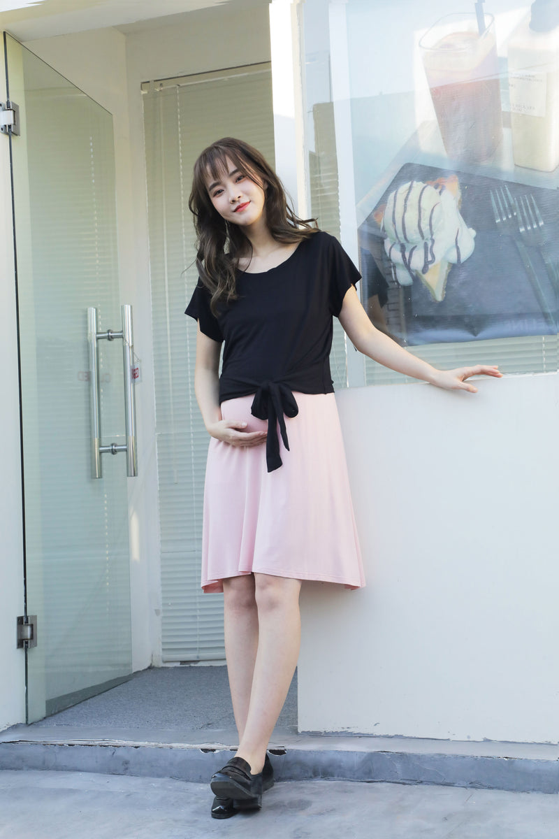Two-Piece Contrasting Dress
