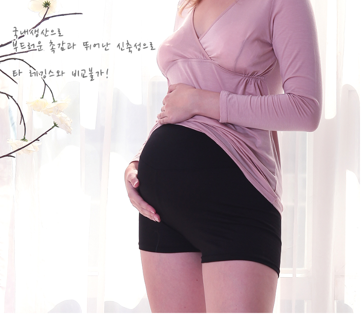 KRMD309 Korea Mom's day Premium Quality Supporting 3/10 Safety Shorts (3 Colors)  [Maternity Safty Pants/Underwear]