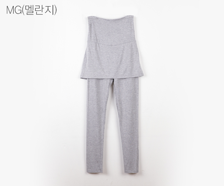 KRMD708 韓國 Mom's day 高級優質托腹拉絨短裙Leggings (3色) [孕婦緊身褲/下裝]