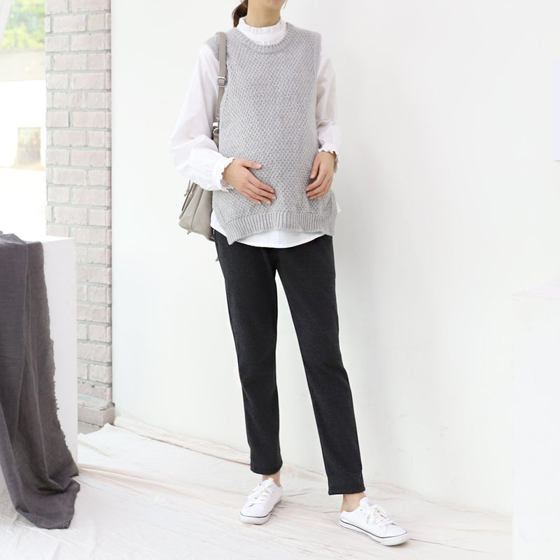 Comfy Brushed Pants with Yoga Waistband