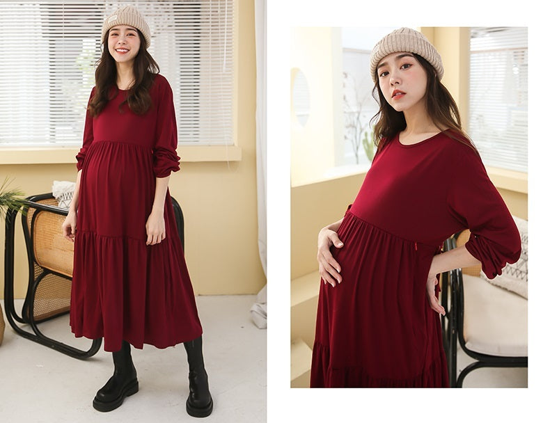 Layered & Flowy Nursing Dress