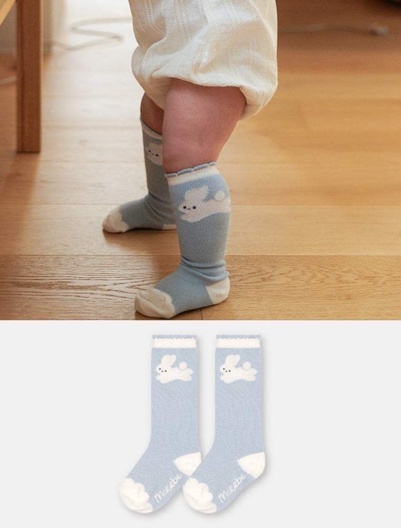 Knee Socks-Fluffy Rabbit