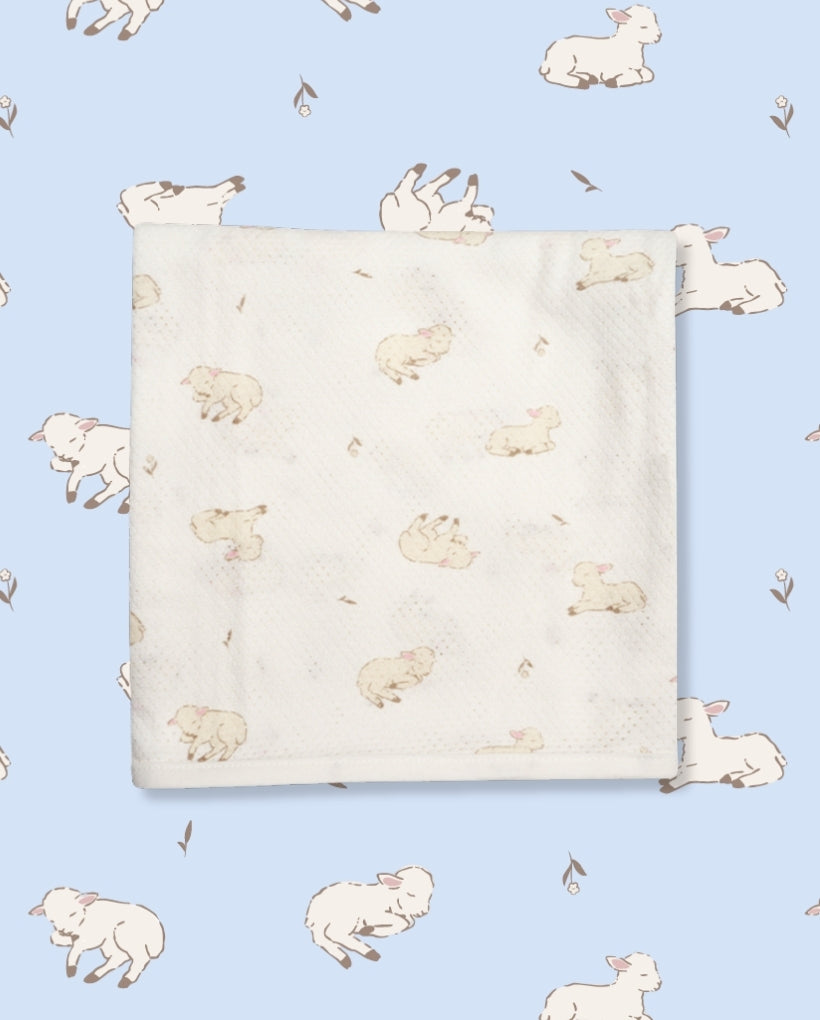 Swaddle Blanket-Little Sheep (Summer)