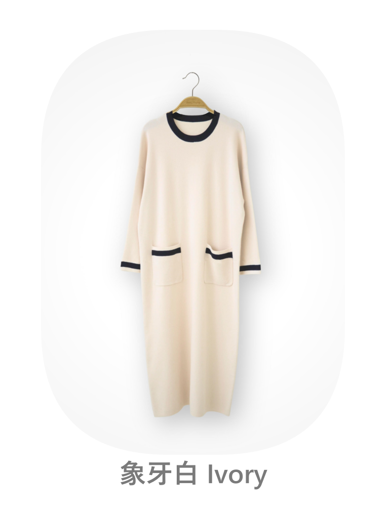Color Block Knitted Dress