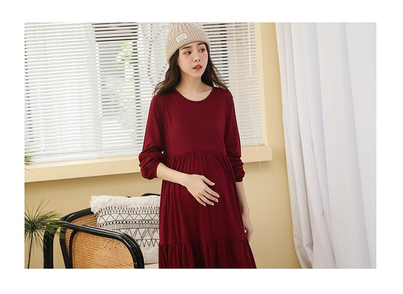 Layered & Flowy Nursing Dress