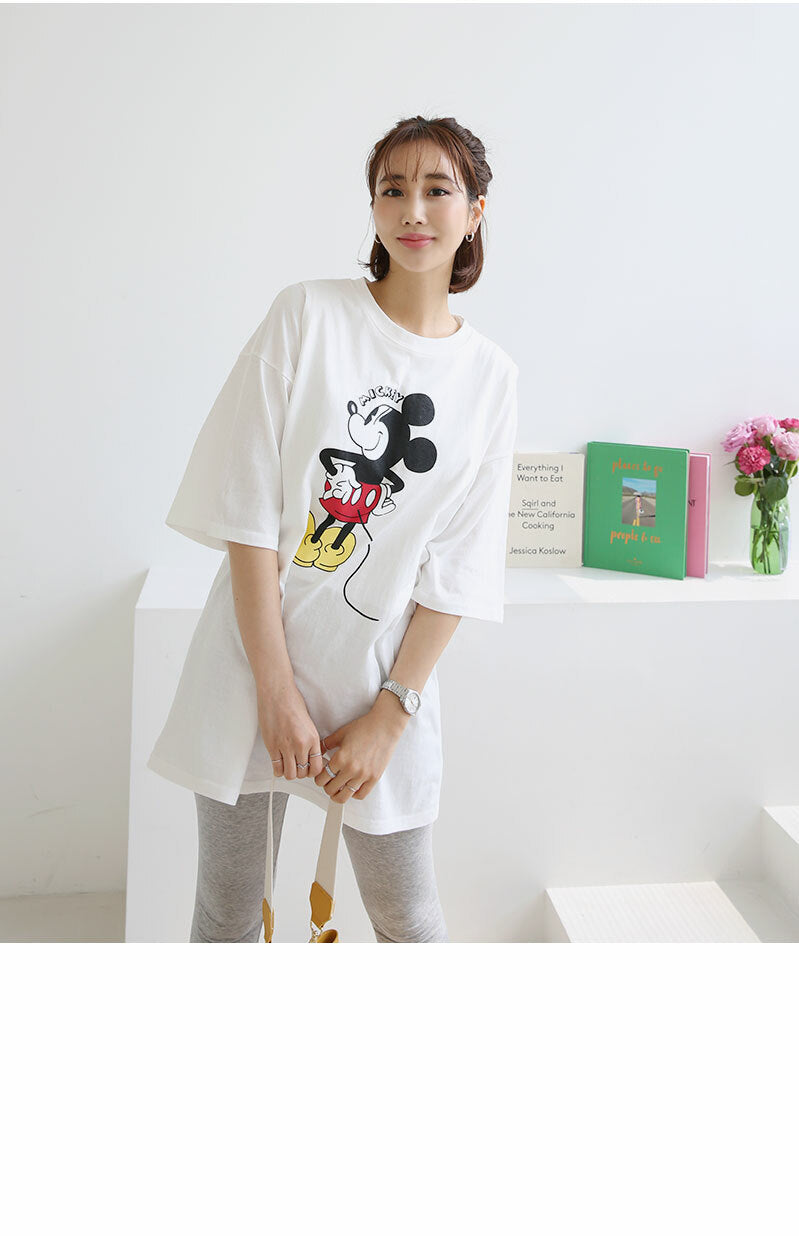 Cotton Mickey Mouse Nursing Top