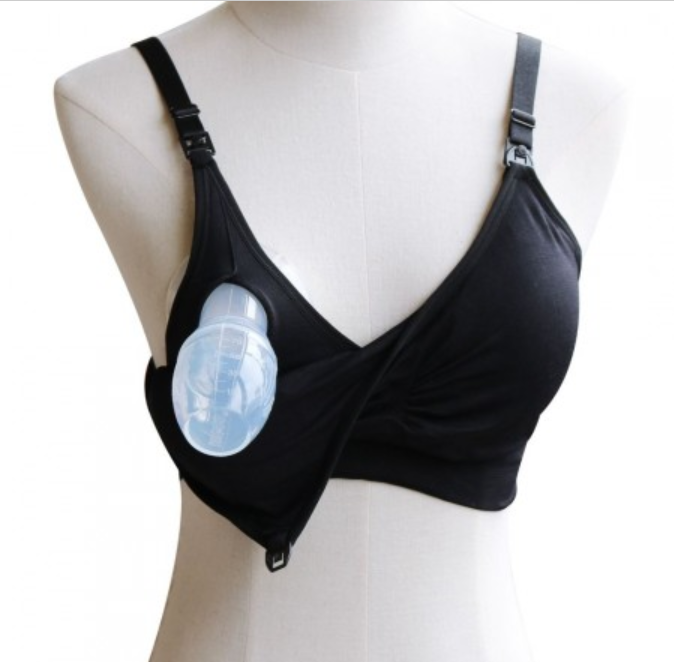 HAK401 Haakaa Handsfree Breastpump Bra (2 Colors) [Maternity/Nursing Bra]